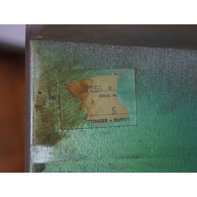 Kittinger Mid-Century Modern Faux Bamboo Side Table For Sale - Image 18 of 18