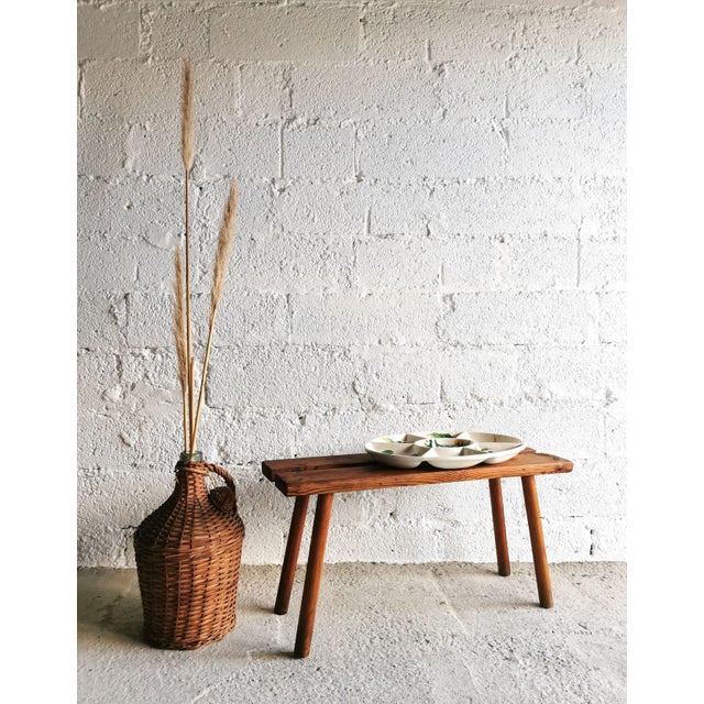 This bowl was made in Italy in the 1950s. Typical color scheme of this era with beautifully illustrated, hand-painted...