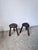 Oak Tripod Stools, 1950s, Set of 2 For Sale - Image 6 of 18