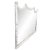 Art Deco Faux Drapery Carved-Wood Overmantel Mirror For Sale - Image 3 of 12