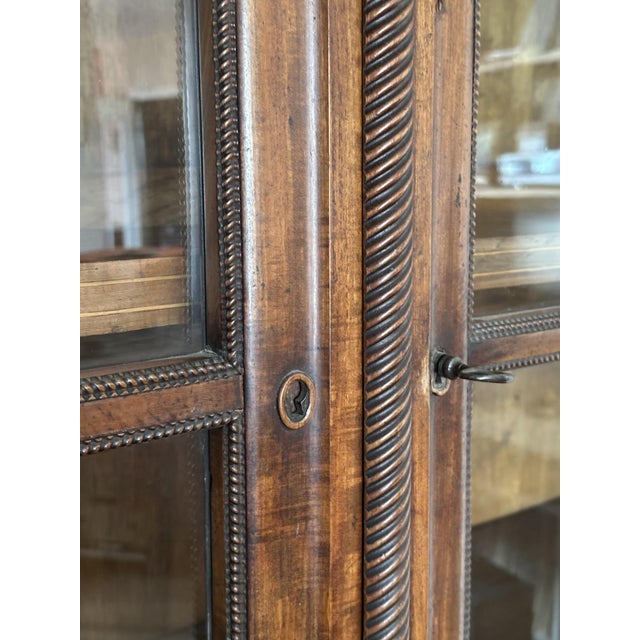 Walnut Display Case, 1850s For Sale - Image 12 of 14