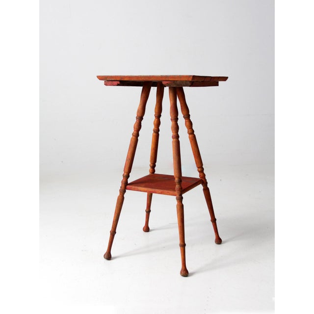 Antique Wooden End Table Chairish