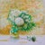 Color Pencil Painting Green Bouquet Kytkov Svatoslav For Sale