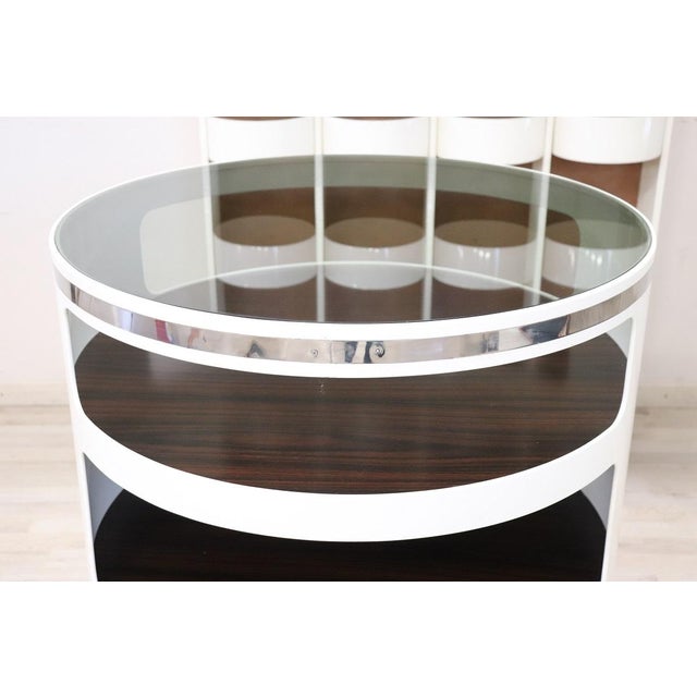 Space Age White Bar Set, 1960s, Set of 3 For Sale - Image 12 of 16