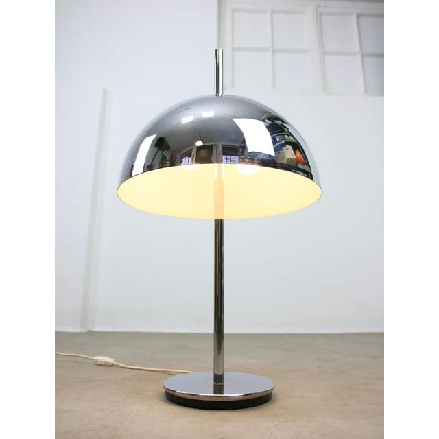 Large Space Age Table Lamp in Chrome, 1970s For Sale - Image 4 of 12