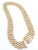1990s 1990s Cartier Penelope Diamond Double C Three Row Yellow Gold Necklace For Sale - Image 5 of 17