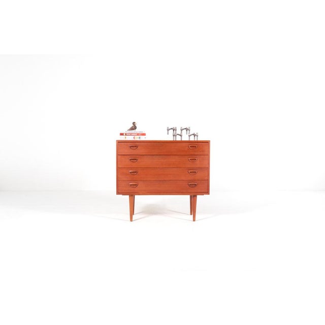 Mid-Century Modern Danish Teak Chest of Drawers by Kai Kristiansen, 1960s For Sale - Image 14 of 14