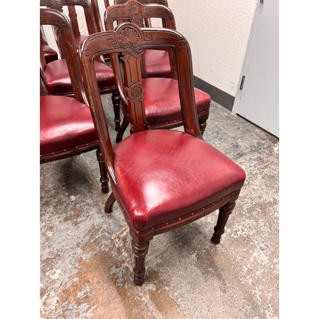 2010s Antique Victorian Dining Chairs, Set of 10 For Sale - Image 5 of 11