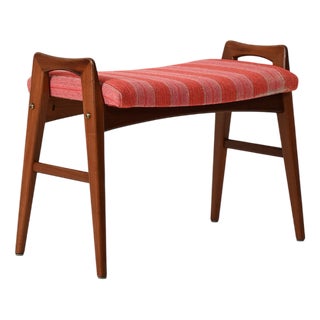 Scandinavian Teak Stool by Svante Skogh, 1950s For Sale
