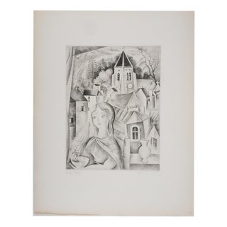 Mily Possoz, Fontenay-Sous-Bois, Original Signed Engraving For Sale