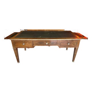 Early 20th Century Louis XVI Leather Topped Writing Desk For Sale