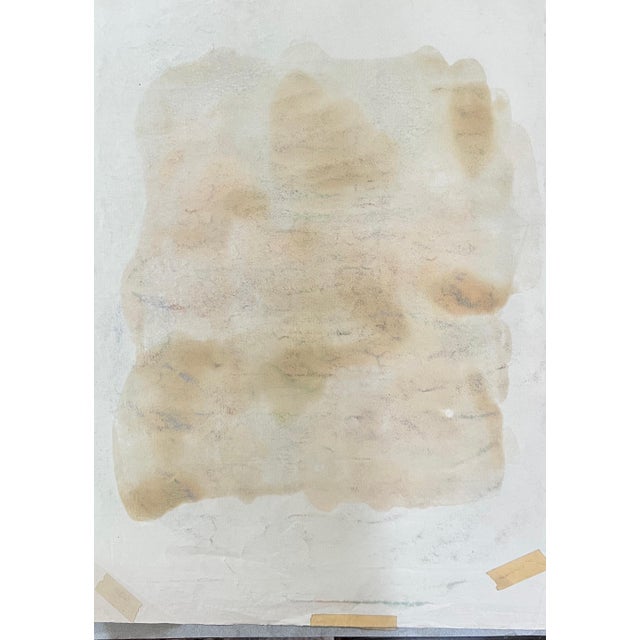Mid-Century Modern Vintage Musical Abstract Oil Painting on Paper, C1970s, Signed For Sale - Image 3 of 3