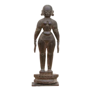 Antique Finely Carved Indian Statue