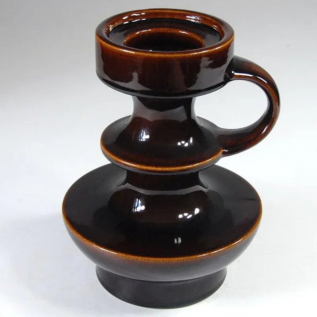 German Continua Candleholder by Cari Zalloni for Steuler, 1960s, in Very Good conditions. Designed 1960 to 1969 This piece...