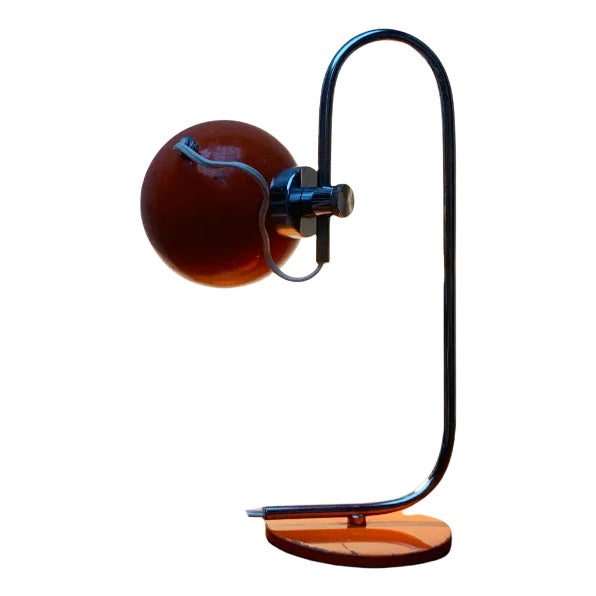 Vintage Italian Space Age Magnetic Table Lamp For Sale