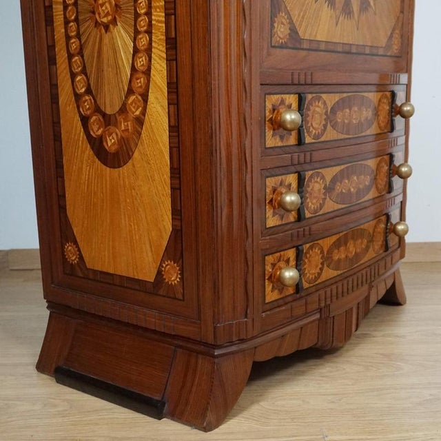 Vintage Art Deco Secretaire, 1930s For Sale - Image 17 of 18