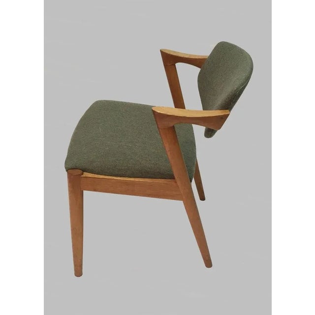 Oak Dining Chairs by by Kai Kristiansen for Andersen Møbelfabrik, Customizable Reupholstery, 1960s, Set of 8 For Sale - Image 3 of 10