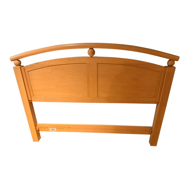 Ethan Allen Arcadia Maple Arch Panel Headboard For Sale