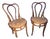 Antique Thonet #16 Matched Pair of Parlor Chairs For Sale