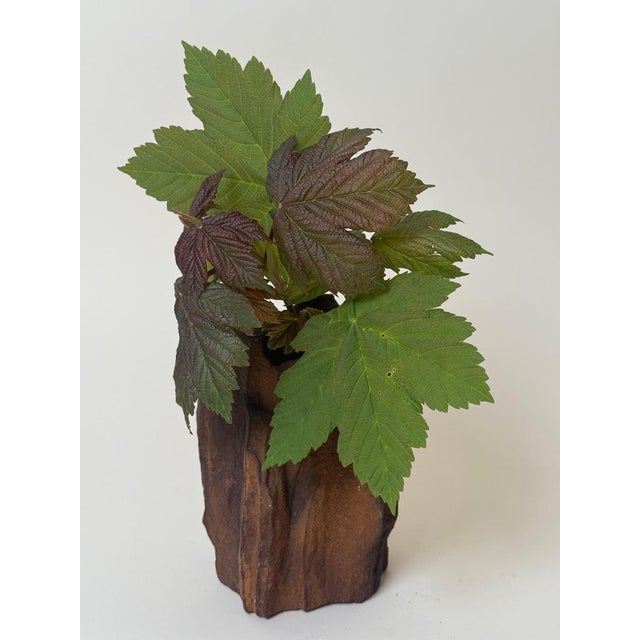 Brutalist Organic Sculptural Metal Vase, 1950s For Sale - Image 12 of 13