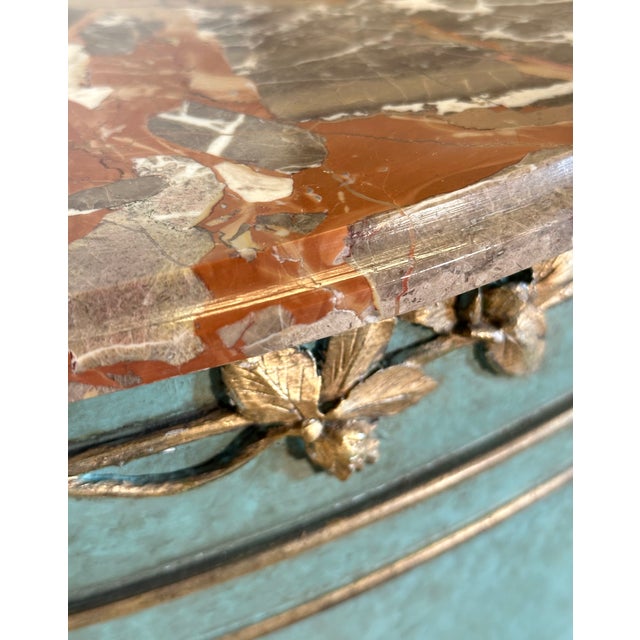 Half-Moon Sideboard in Wood and Marble, 1960s For Sale - Image 13 of 18