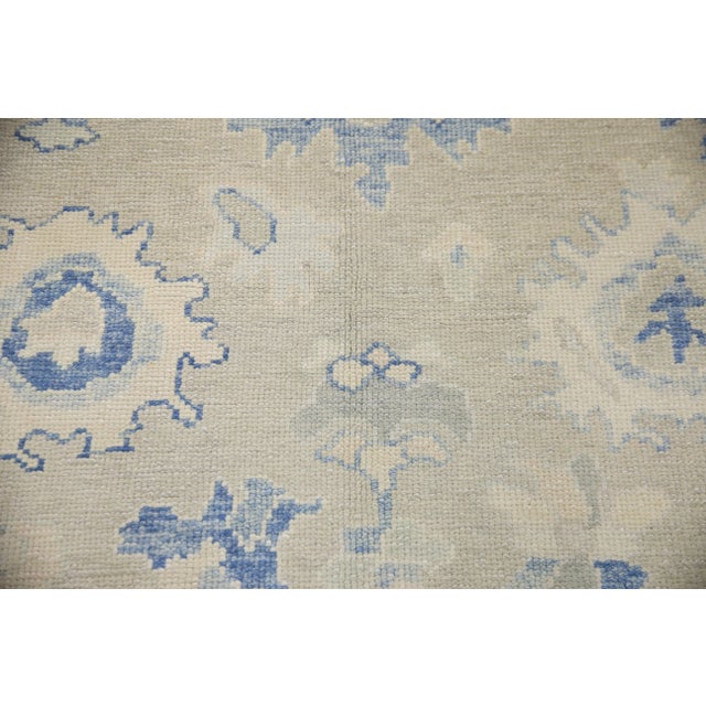 Turkish Modern Turkish Oushak Rug 6'1" x 8'9" For Sale - Image 3 of 7