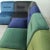 - Completely reupholstered set - 5 independent modules and that can be placed in different ways - The corner module...