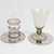 Mid-Century Modern 1970s Willy Rizzo Style Ice Effect Lucite and Chrome Coasters, 9 pieces For Sale - Image 3 of 13