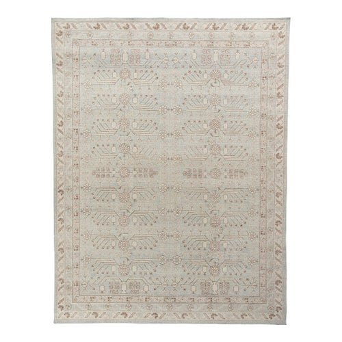 Rug & Kilim’s Oversized Atlas Rug in Pale Blue, 13x19