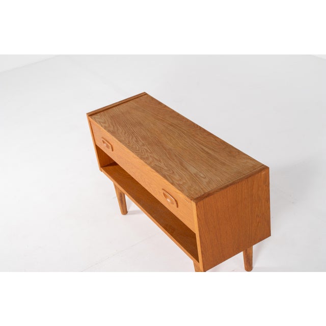Mid-Century Modern Danish Oak Hallway Cabinet, 1960s For Sale - Image 9 of 12