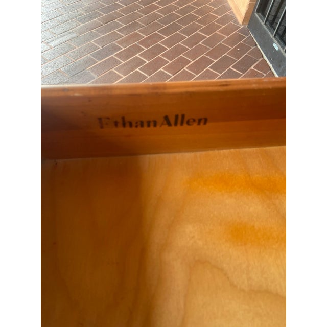 1980s Ethan Allen Georgian Court Vintage Cabinet Server/Buffet Chairish