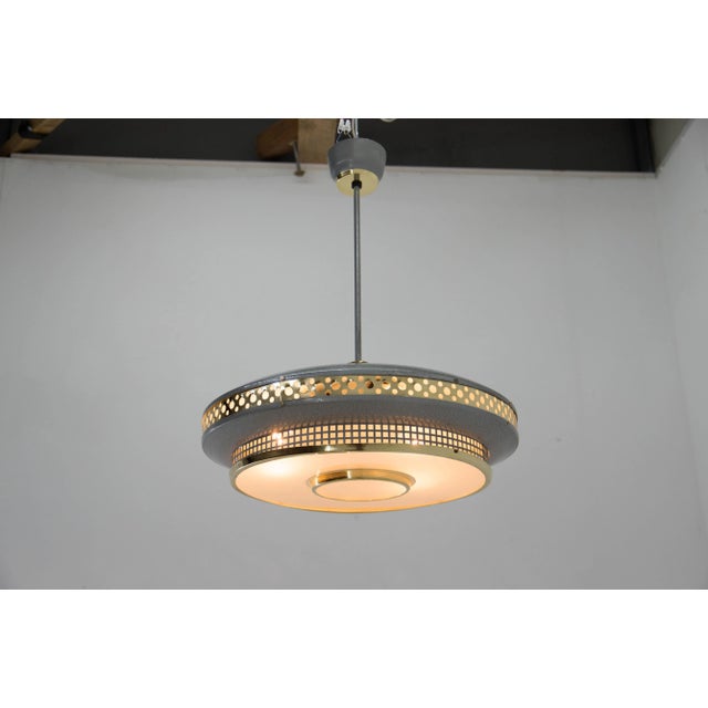 Space Age Mimtal Pendant by Ludib Bratislava, Czechoslovakia, 1960s For Sale - Image 4 of 12