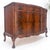 Flame Mahogany Bow Front Claw Feet 3 Drawers Dresser Chippindale Style MINT For Sale - Image 10 of 18