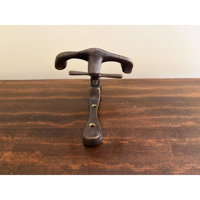 Late 20th Century Late-20th Century Nautical Cast Brass Anchor Door Knocker For Sale - Image 5 of 7