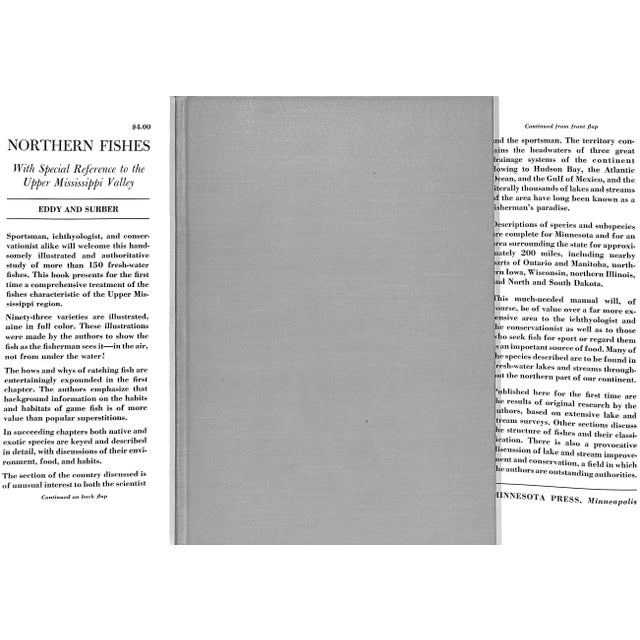 Traditional "Northern Fishes: With Special Reference to the Upper Mississippi Valley" 1943 Eddy, Samuel and Surber, Thaddeus For Sale - Image 3 of 8