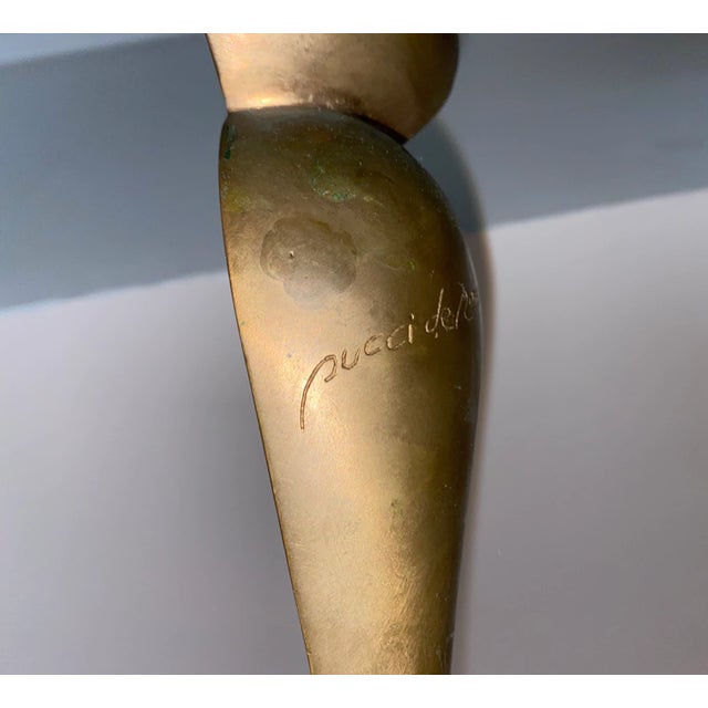 Bronze and Polyester Fur Bench by Pucci De Rossi, 1990s For Sale - Image 4 of 8