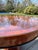 Empire Furniture Italian Burlwood Marquetry Center Table With Custom Glass Top For Sale - Image 4 of 18