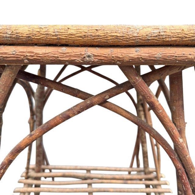 Adirondack Style Twig Table For Sale - Image 11 of 15