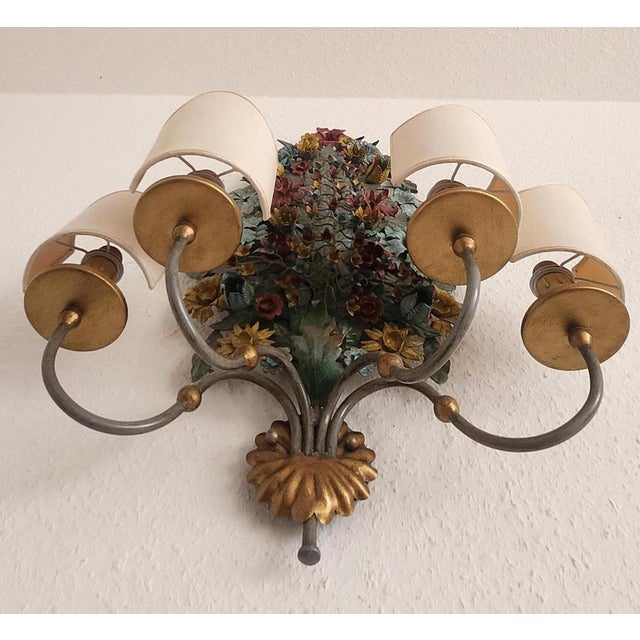 Large Vintage Ciani Firenze Wall Lamp, 1970s For Sale - Image 17 of 18