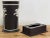 Vintage 1960's Fesco Wedgwood style waste basket with matching tissue holder. These are matte resin but a nice...