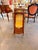 French Vintage Petite Vitrine Hidden Compartment Marble Top For Sale - Image 3 of 8
