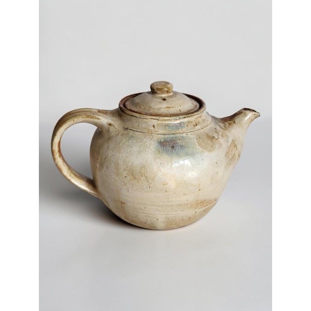 Glazed Stoneware Teapot by Hervé Rousseau for Atelier De Boisbelle, La Borne, 1990s For Sale - Image 3 of 12