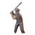 Vintage Maitland-Smith Bronze Patina & Brass Baseball Player For Sale