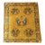 Antique 9' X 12' Gold Ningxia Style Chinese Dragon Pattern Rug For Sale