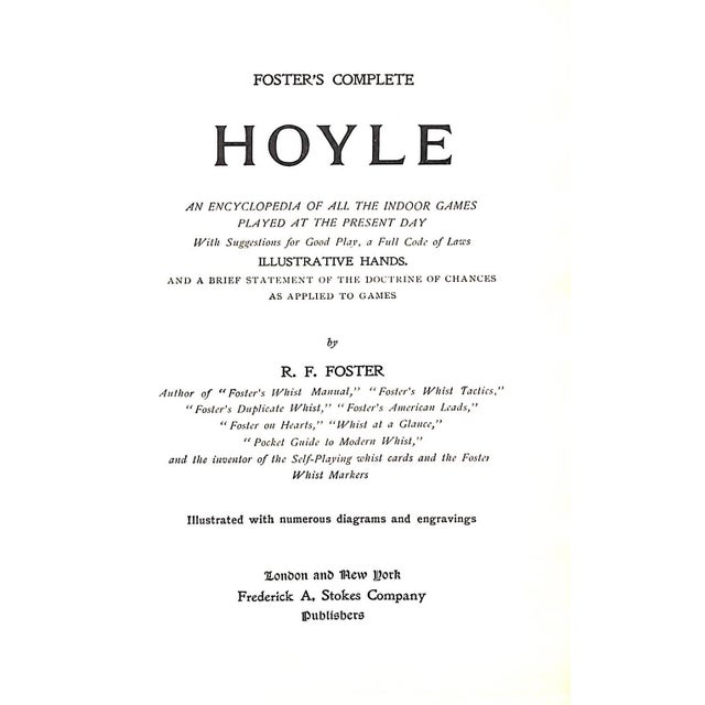 With Suggestions for Good Play, A Full Code of Laws, Illustrative Hands. And a Brief Statement of the Doctrine of Chances...