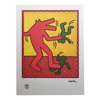 Keith Haring, Composition, Lithograph, 1990s For Sale