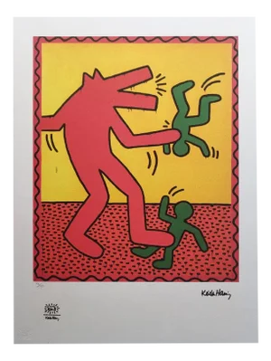 Keith Haring, Composition, Lithograph, 1990s