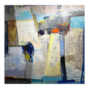 Helen Zarin, (B. 1970), "Vision Iii", Abstract Painting Acrylic on Canvas
