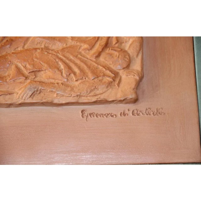 Contemporary Antoine Bourdelle, Bas Relief Sculpture, 1890s, Terracotta For Sale - Image 3 of 9