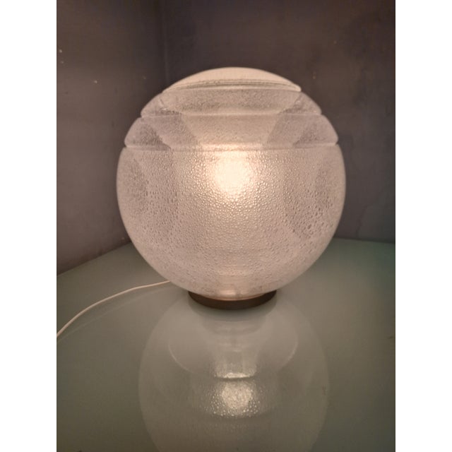 Silver Sfera Table Lamp in Murano Glass by Vicenzo Nason, 1980s For Sale - Image 8 of 18